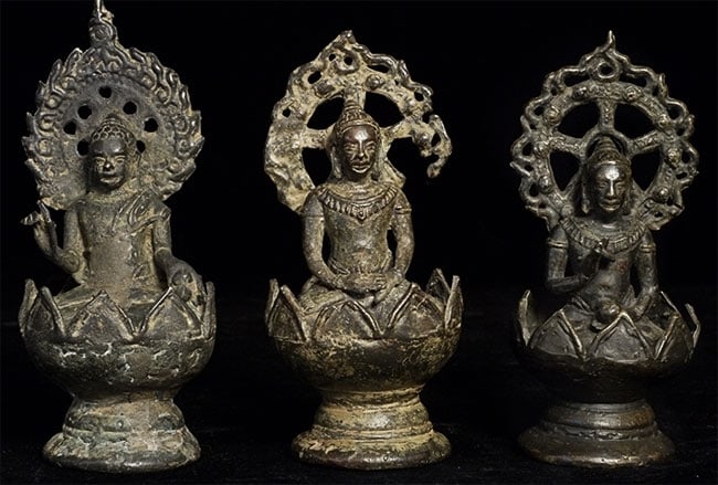 14-17thC Java Buddha, 5" Tall - 15