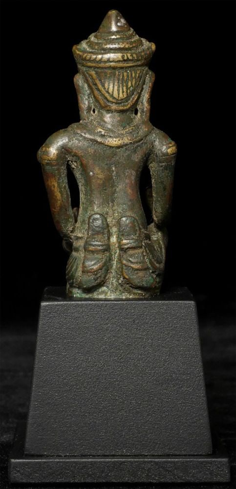 11/12thC Cambodian Bronze Devine Architect - 4