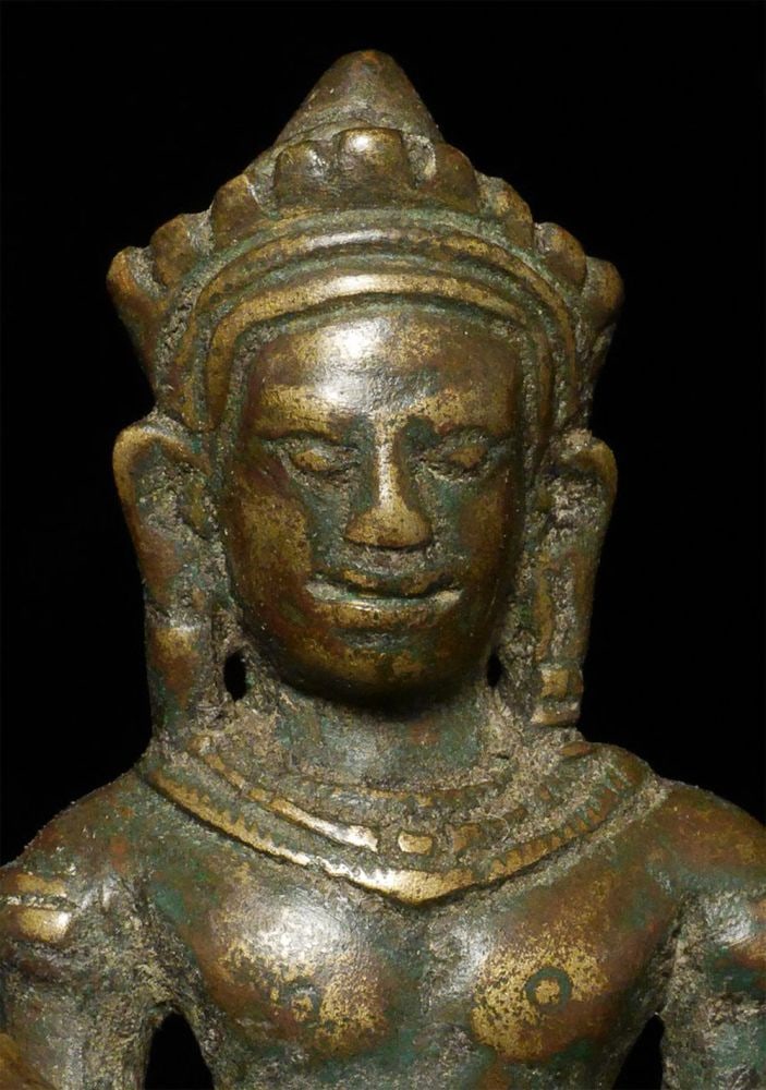 11/12thC Cambodian Bronze Devine Architect - 6