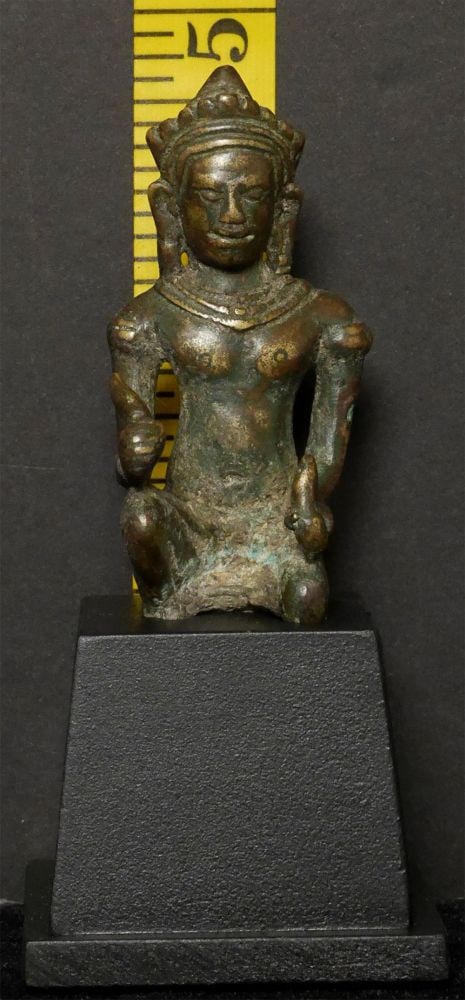 11/12thC Cambodian Bronze Devine Architect - 7