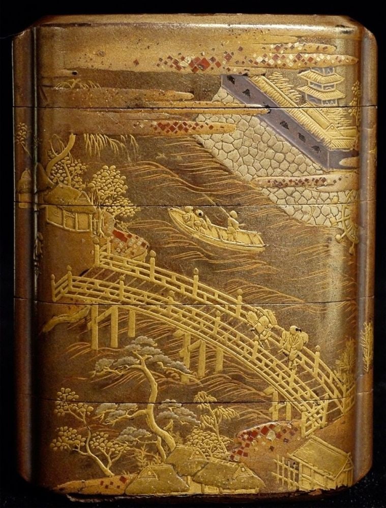 19thC Japanese lacquer Superb! (1 of 10)