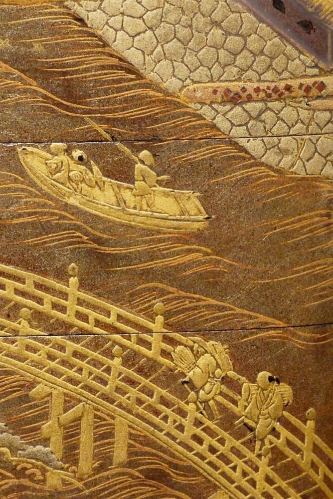 19thC Japanese lacquer Superb! - 2