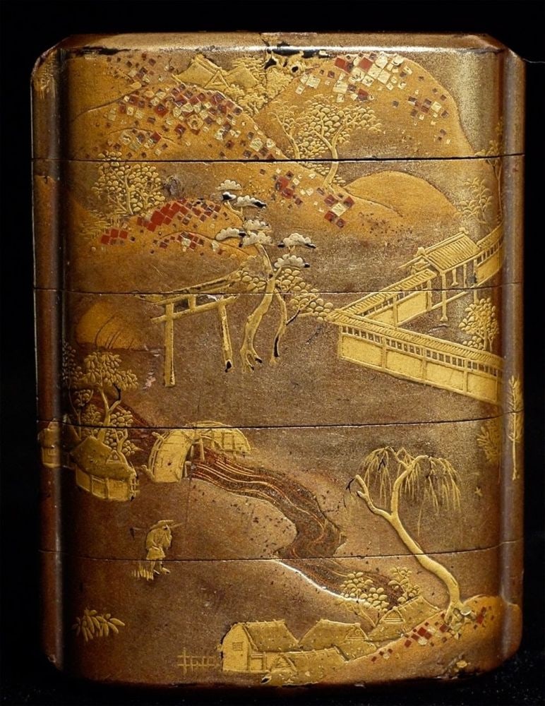 19thC Japanese lacquer Superb! - 3