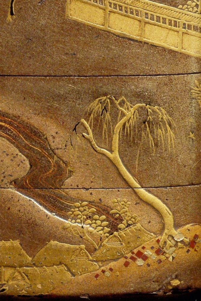 19thC Japanese lacquer Superb! - 4