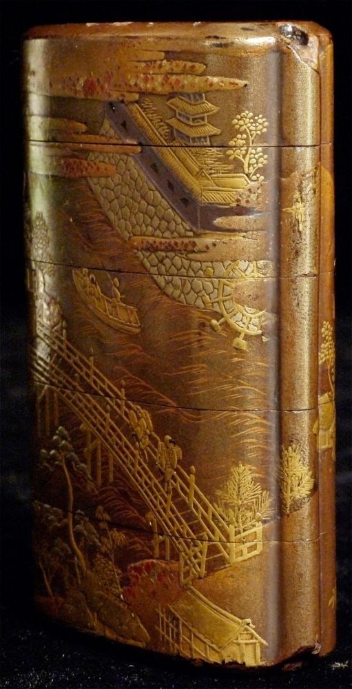 19thC Japanese lacquer Superb! - 5
