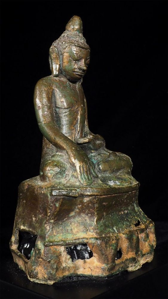 14/15thC Mon Burmese Buddha. - 3