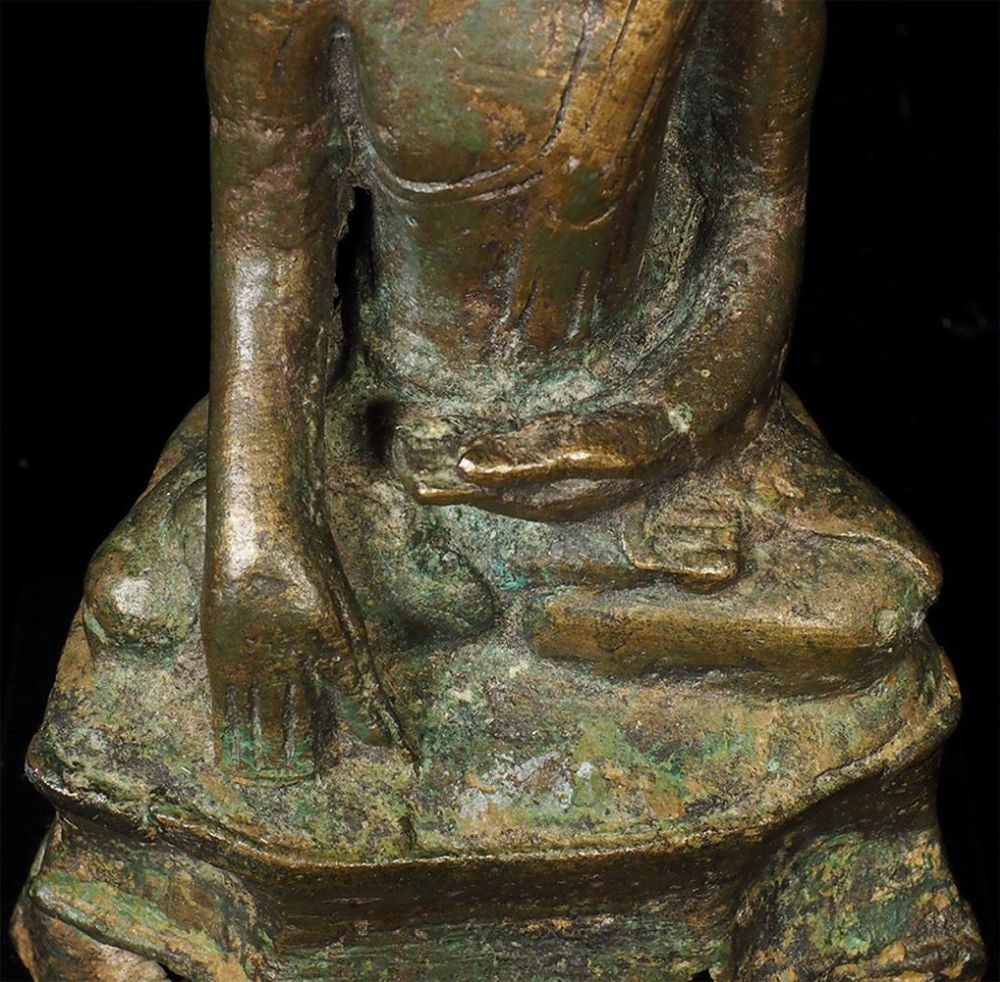 14/15thC Mon Burmese Buddha. - 6