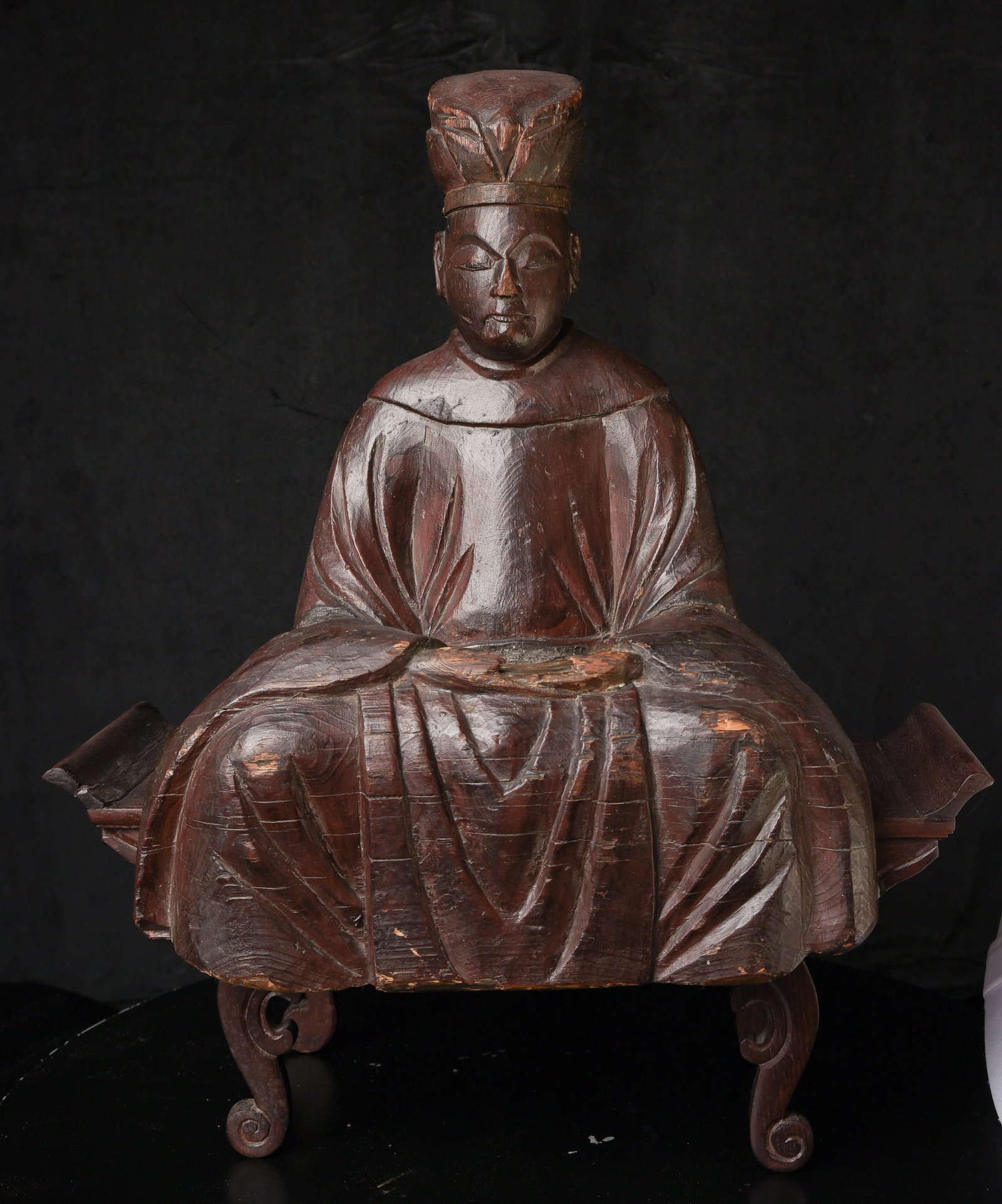 Mid 18thC Japanese Buddhist figure. Sublime piece with a wonderful 250+-year-old patina. (1 of 15)