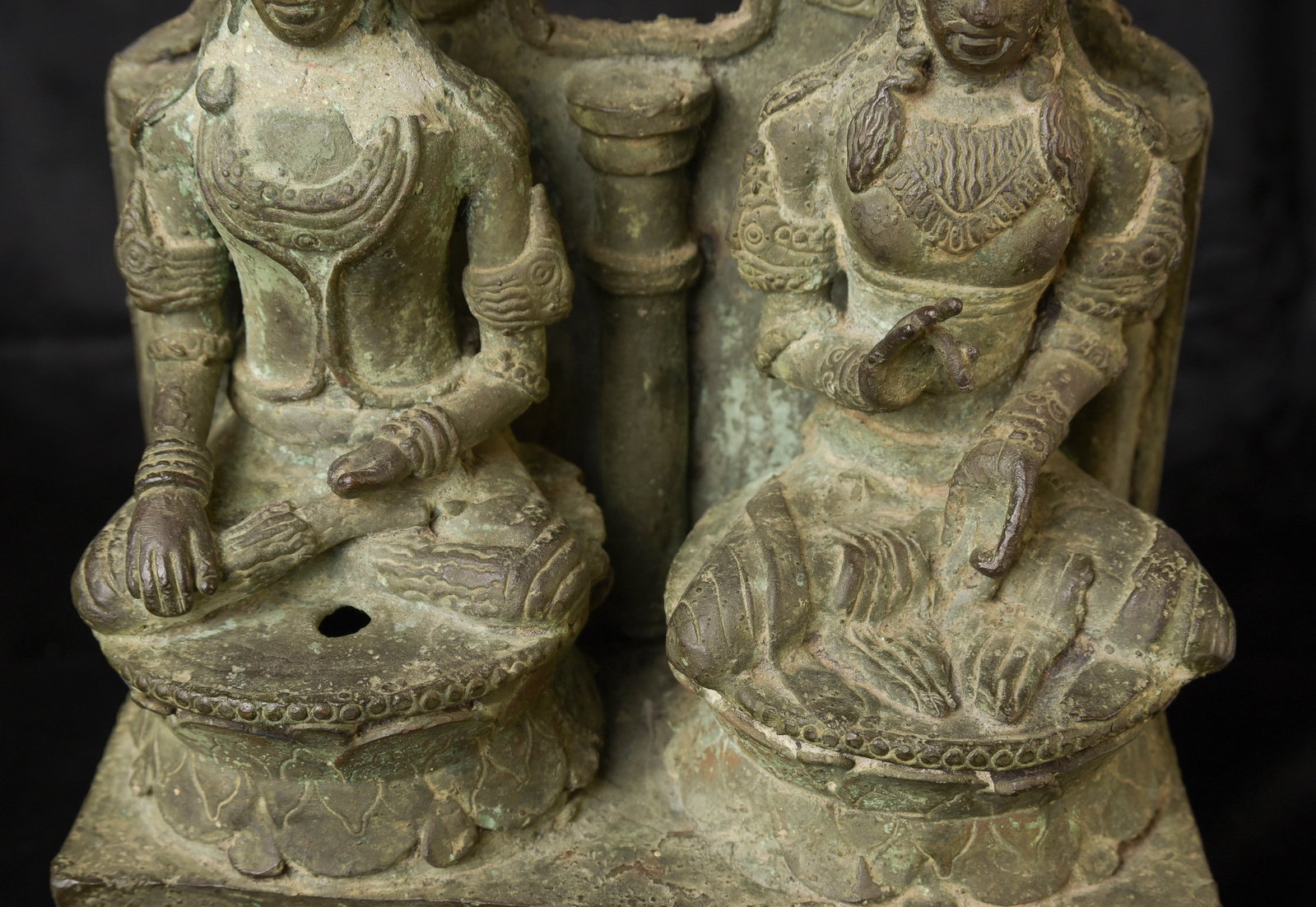 Rare Early Javanese double Deity. Large, Powerful Altar- Authentic! - 10