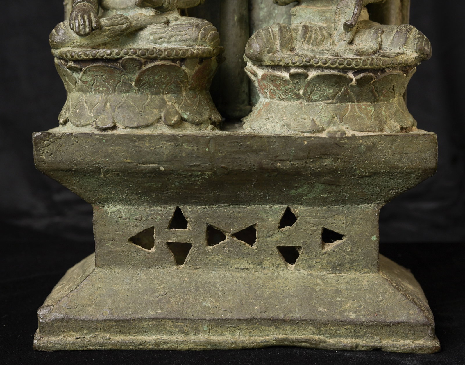Rare Early Javanese double Deity. Large, Powerful Altar- Authentic! - 11