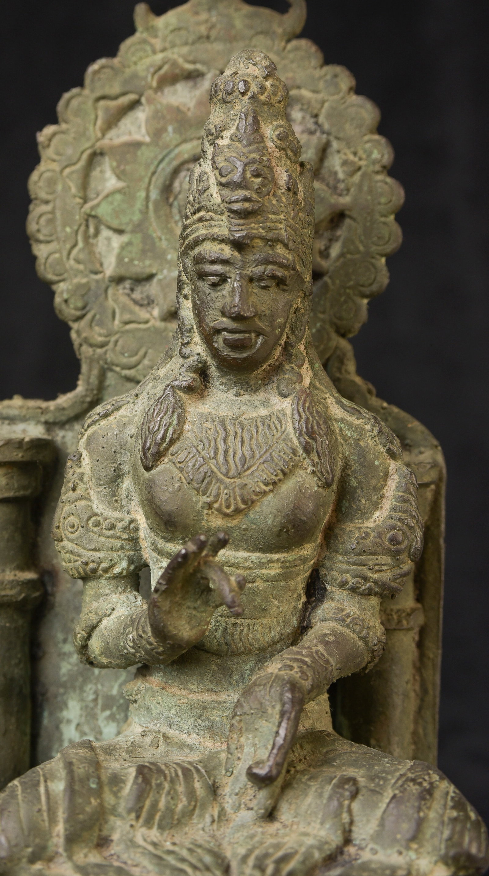 Rare Early Javanese double Deity. Large, Powerful Altar- Authentic! - 12
