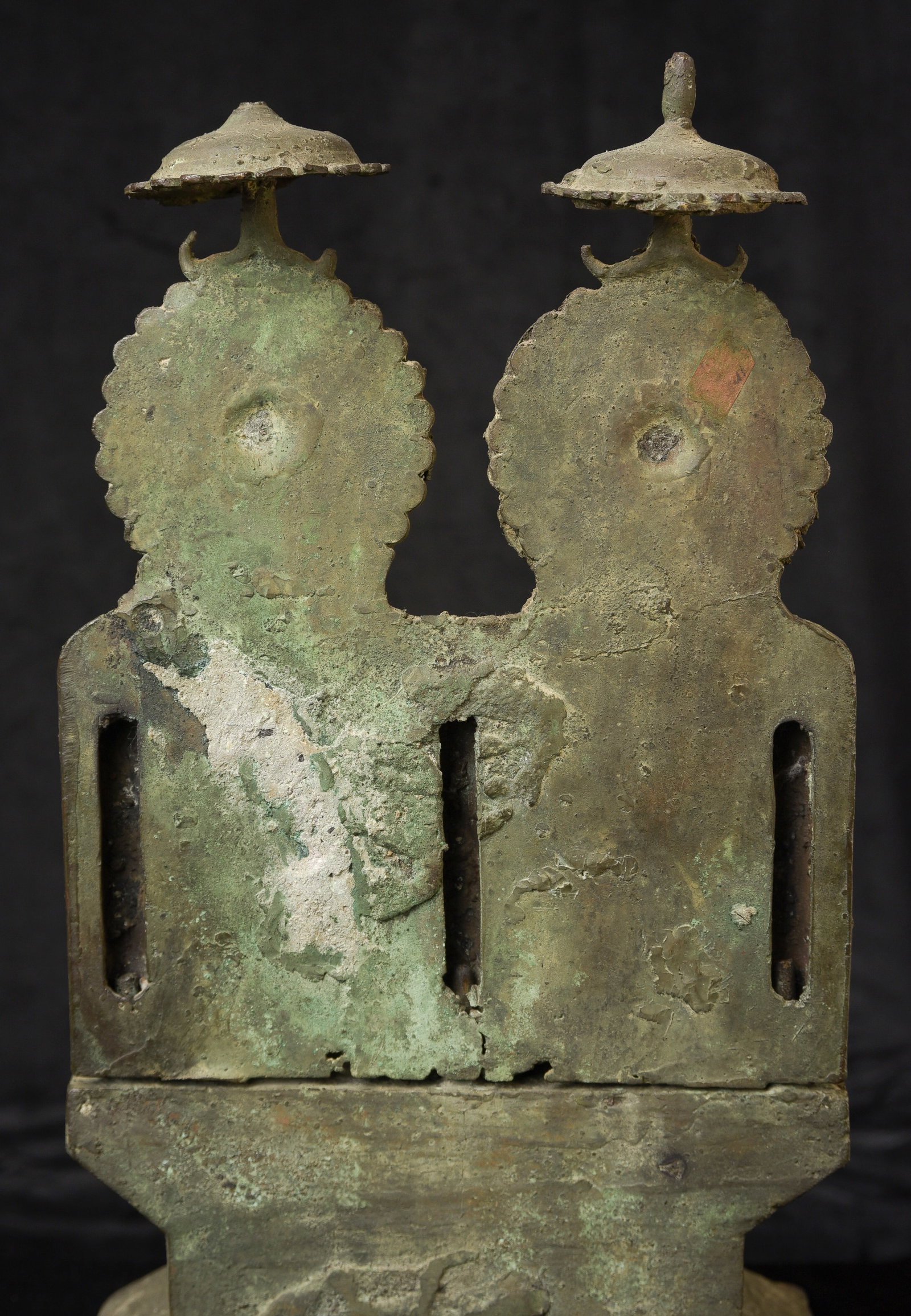 Rare Early Javanese double Deity. Large, Powerful Altar- Authentic! - 6