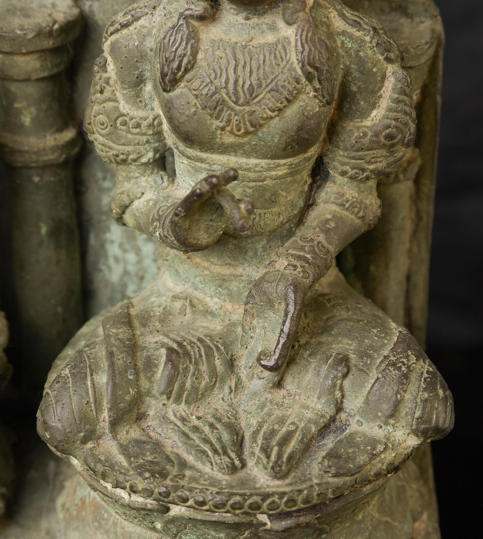 Rare Early Javanese double Deity. Large, Powerful Altar- Authentic! - 9