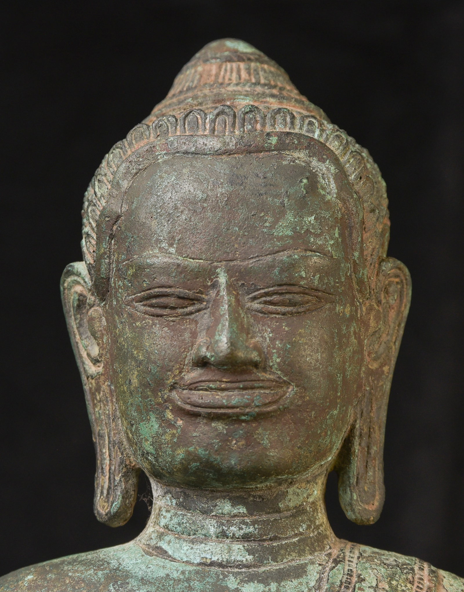 Large Antique Thai bronze Buddha. - 12
