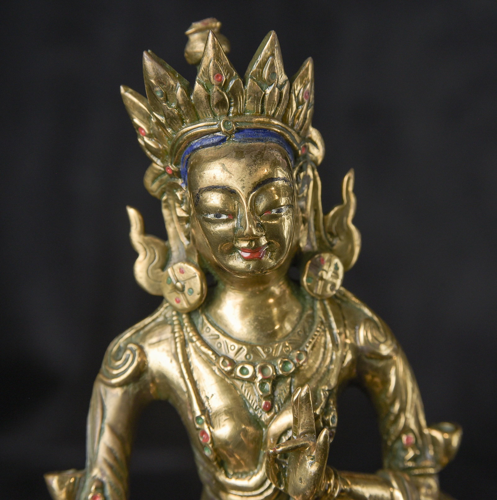 19/early 20thC Mongolian Bodhisattva. - 10