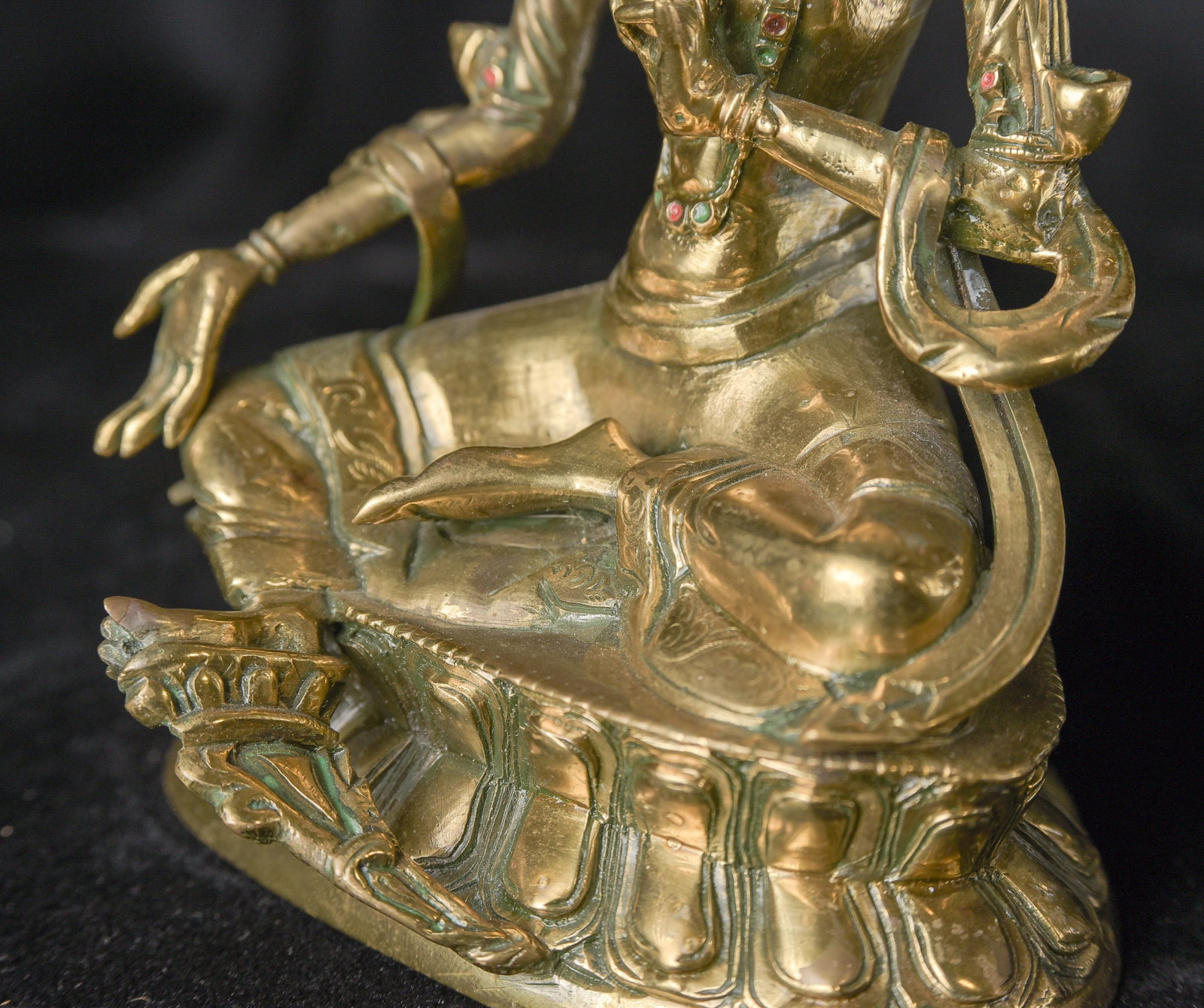 19/early 20thC Mongolian Bodhisattva. - 15