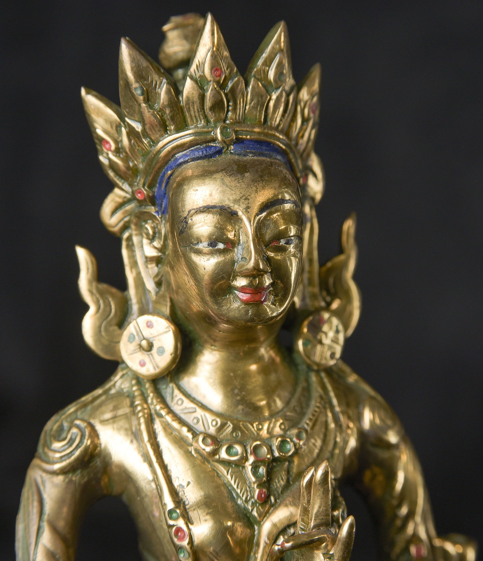 19/early 20thC Mongolian Bodhisattva. - 16