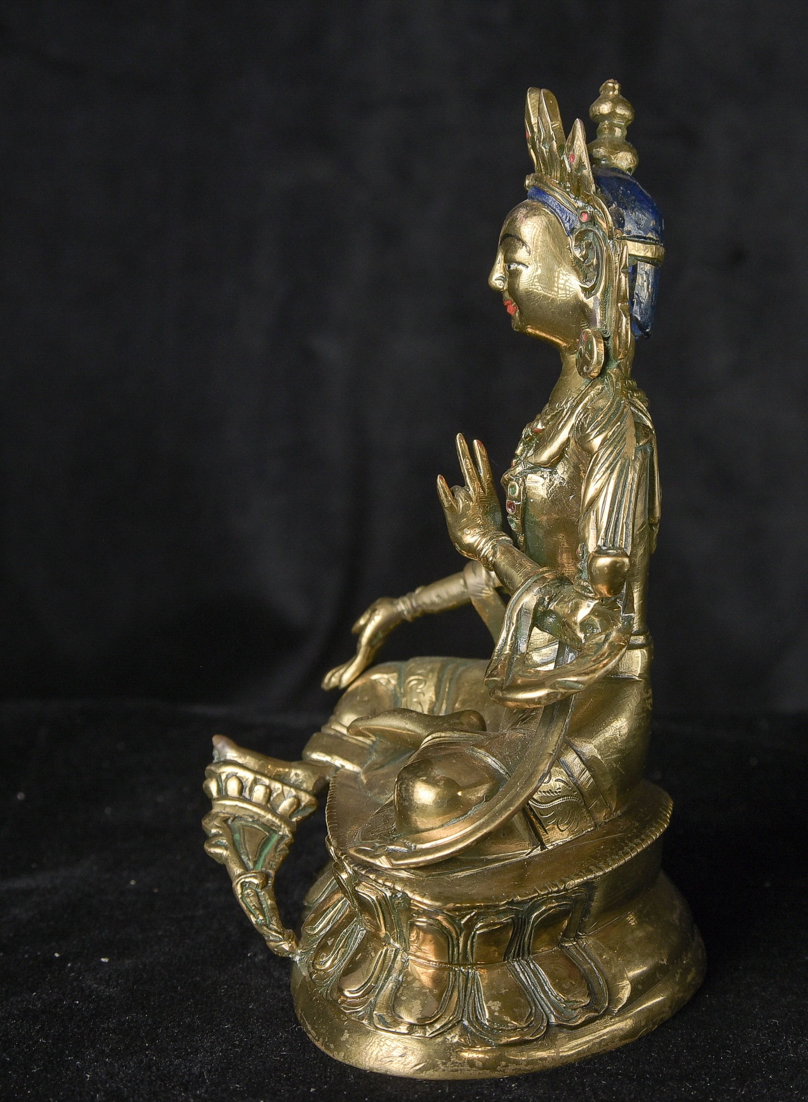 19/early 20thC Mongolian Bodhisattva. - 4