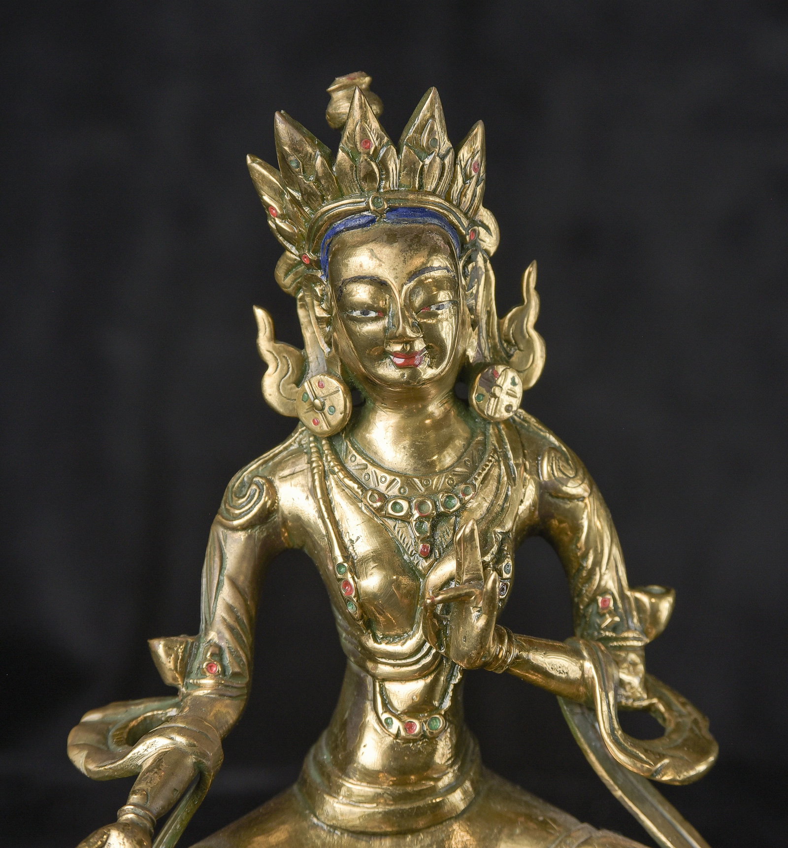 19/early 20thC Mongolian Bodhisattva. - 7