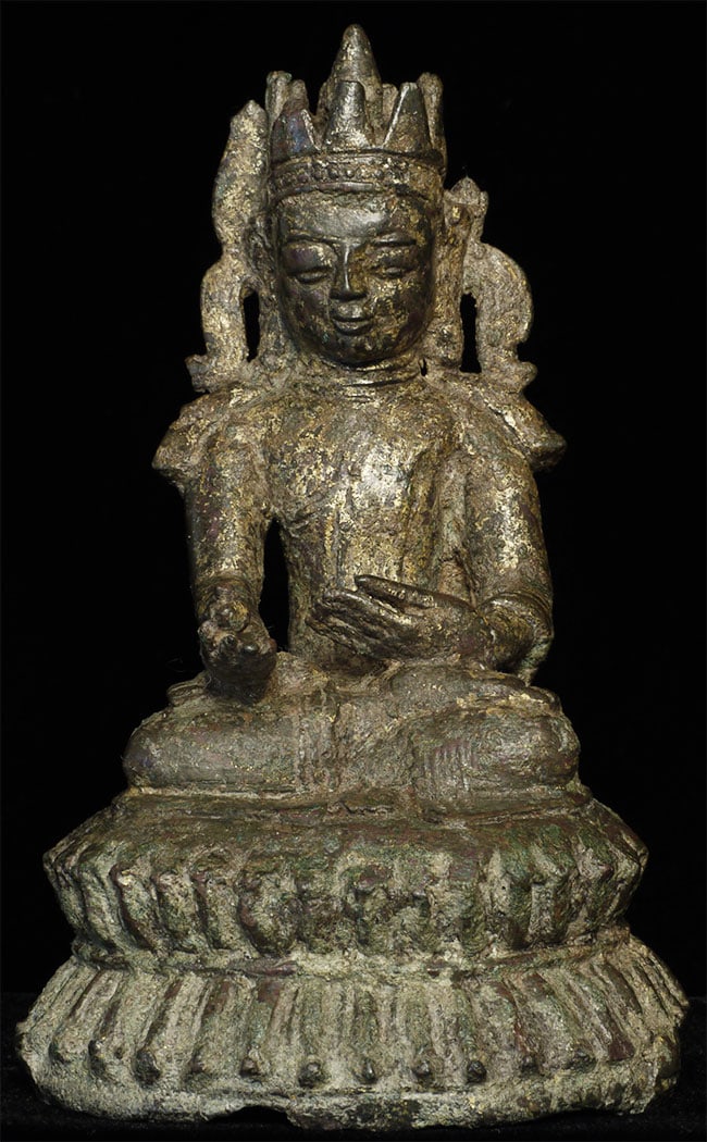Early Burmese Arakan Buddha Rare Type - 2