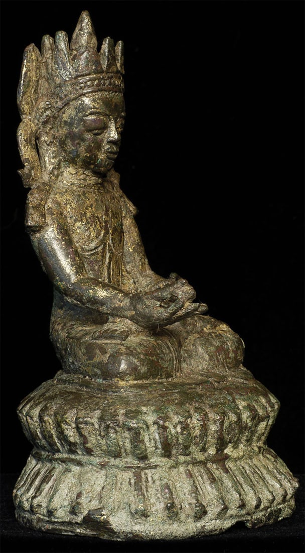 Early Burmese Arakan Buddha Rare Type - 3