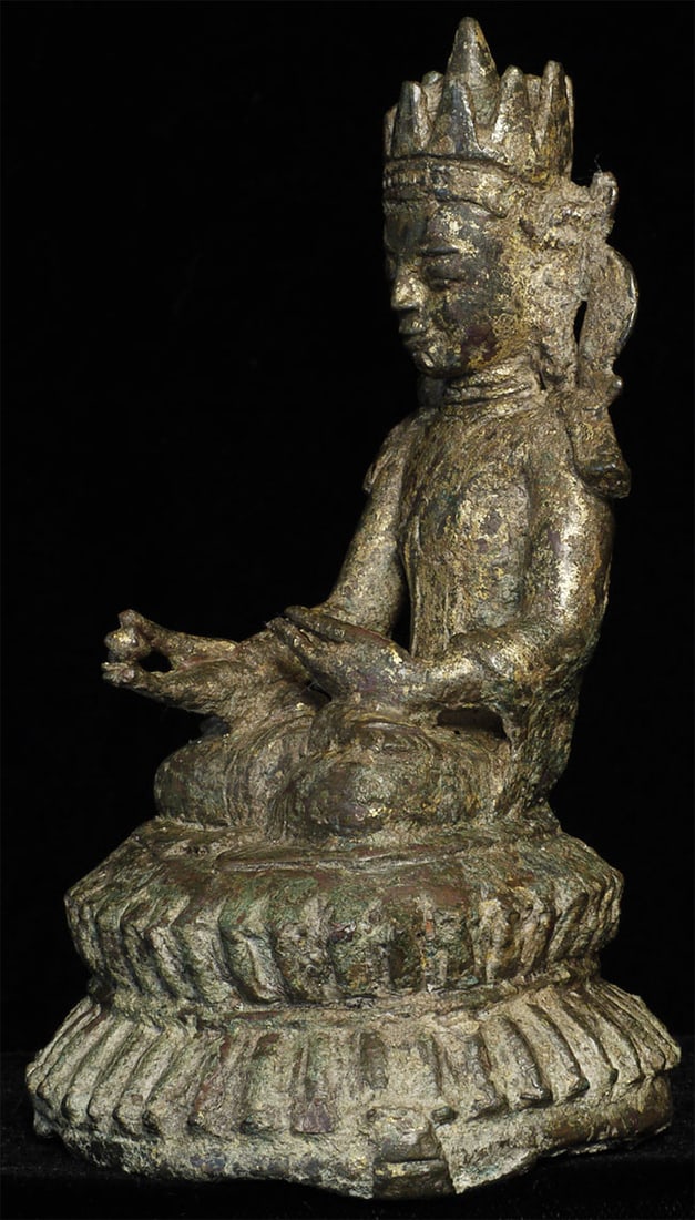Early Burmese Arakan Buddha Rare Type - 4