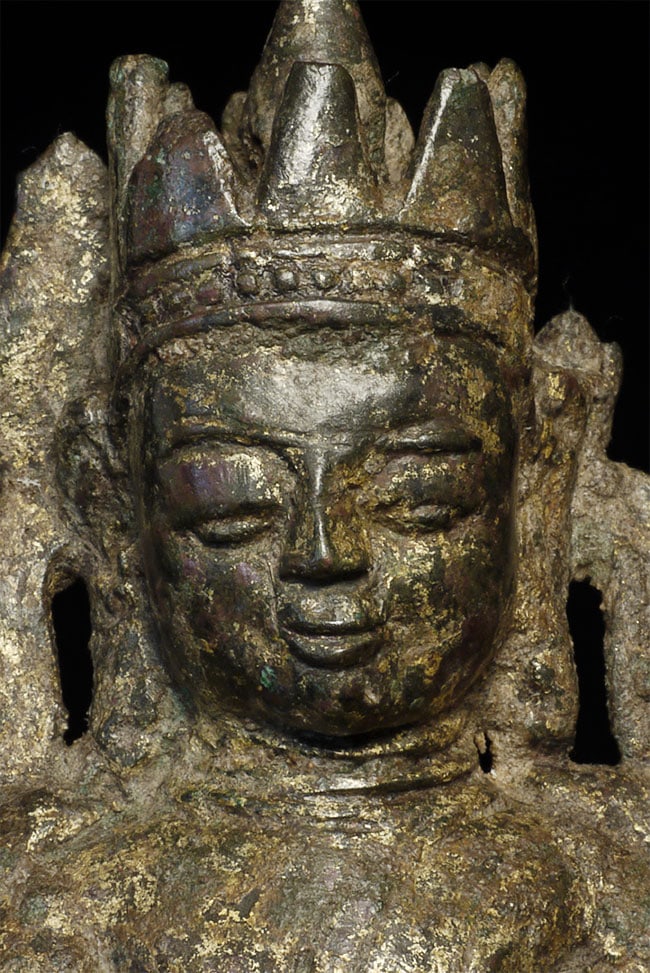 Early Burmese Arakan Buddha Rare Type - 5