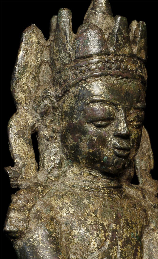 Early Burmese Arakan Buddha Rare Type - 6