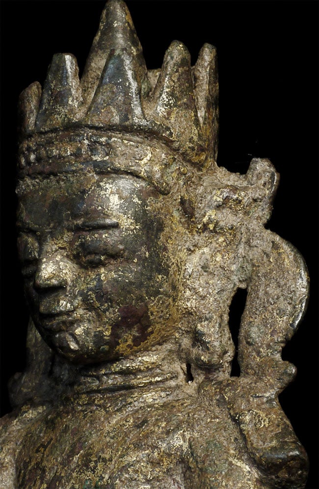 Early Burmese Arakan Buddha Rare Type - 7