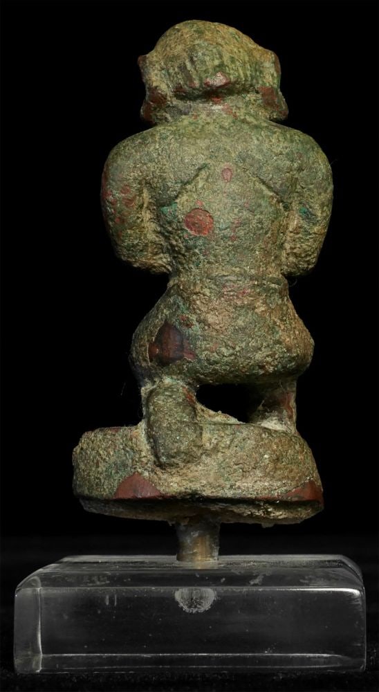 7-11thC Cambodian Giant Kneeling in Devotion-Rare, Animated - 4