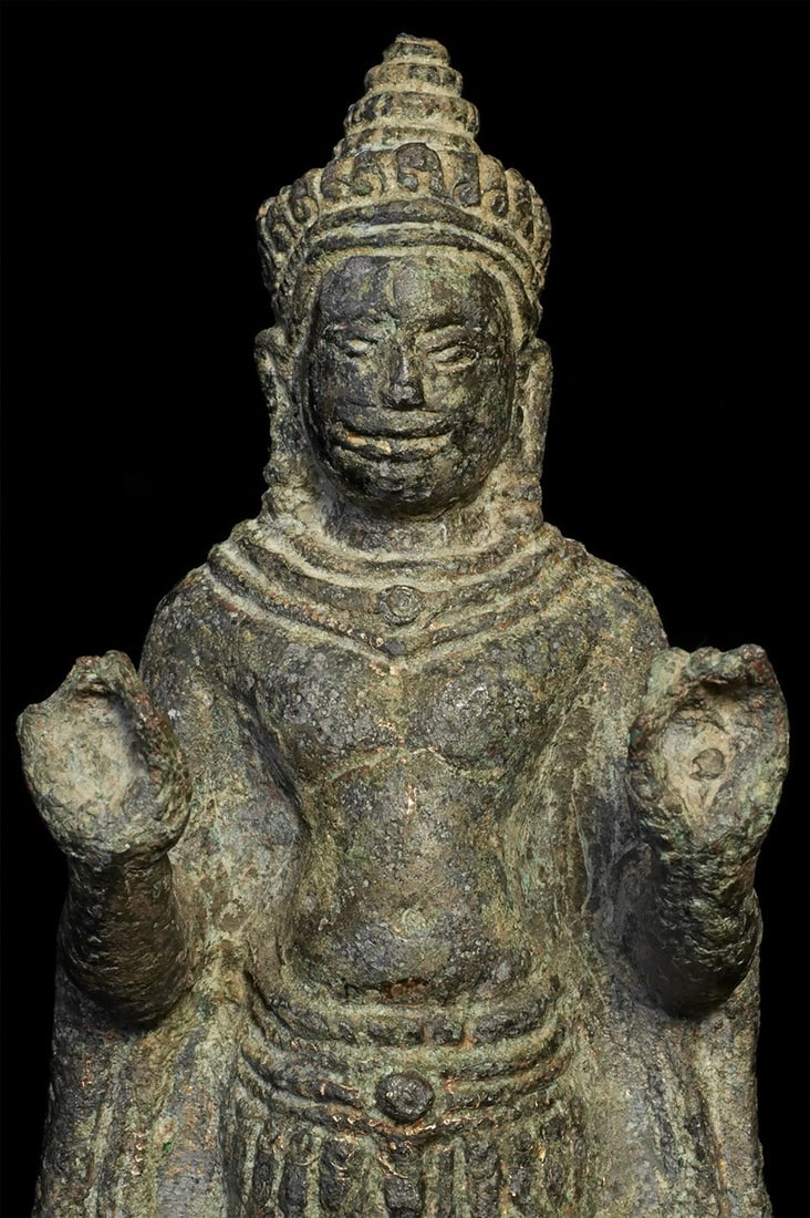 13th Century Thailand bronze Buddha. (1 of 8)