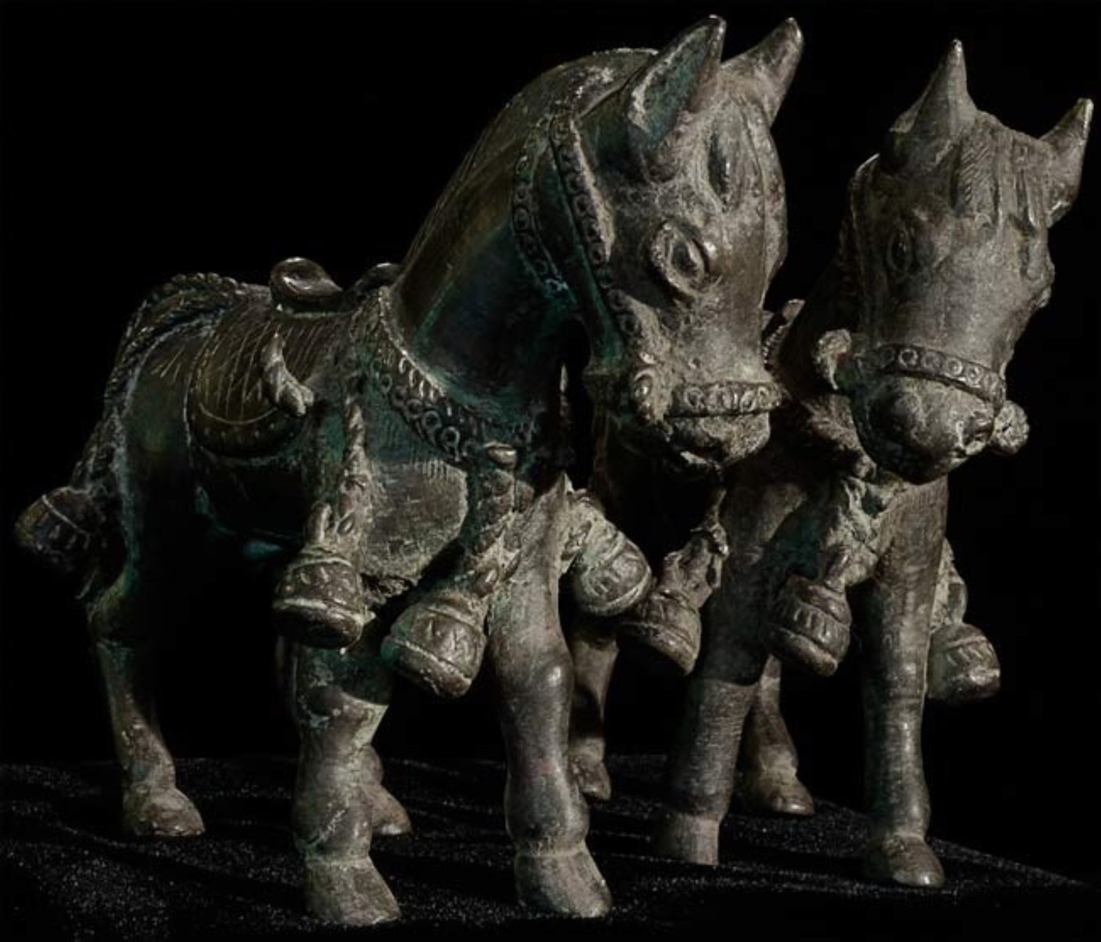 14/15thC/later Indonesia or Java Bronze Cart- Buddhist/Hindu - 7