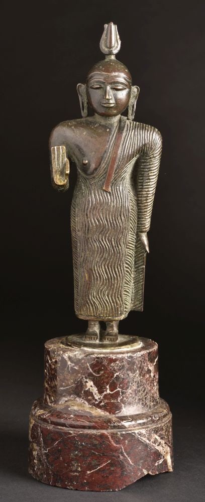 Sri Lankan Kandy style 18th Century bronze Buddha.-very fine example (1 of 7)
