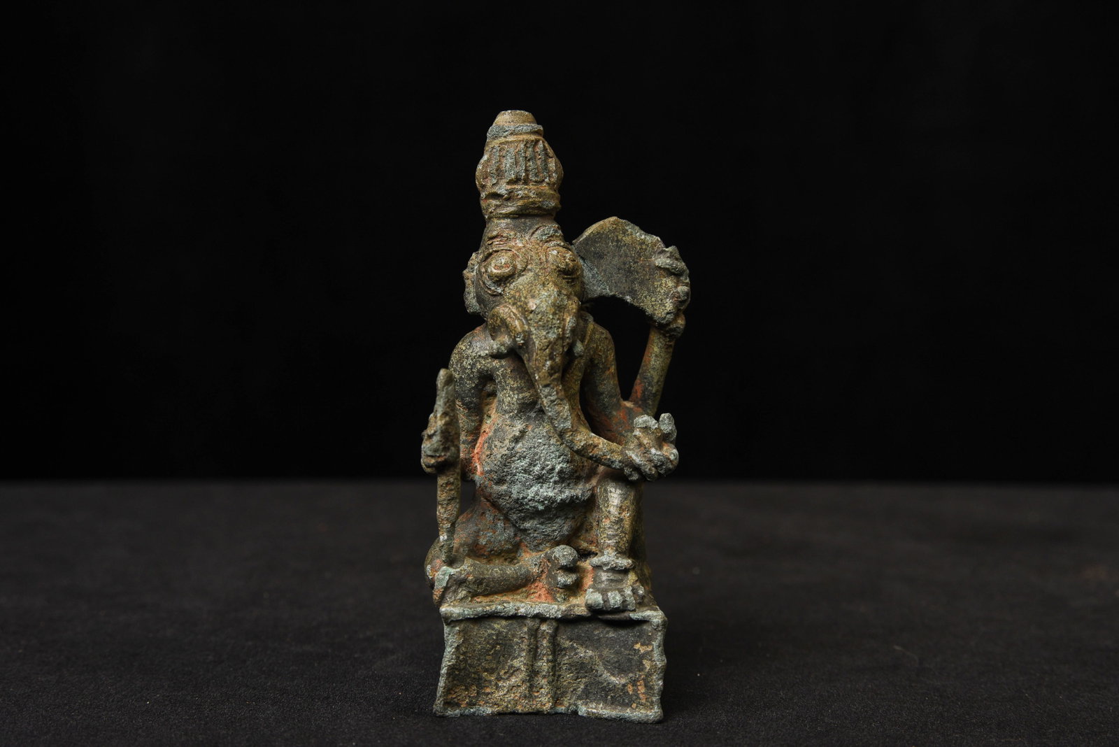 9thC. Bronze Ganesh from Java-Extremely rare, solid cast .-Special- Personal favorite - 15
