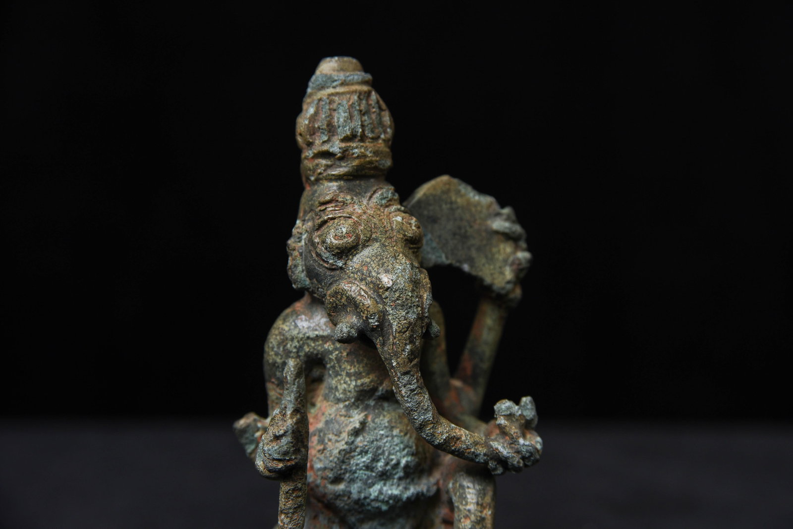 9thC. Bronze Ganesh from Java-Extremely rare, solid cast .-Special- Personal favorite - 8