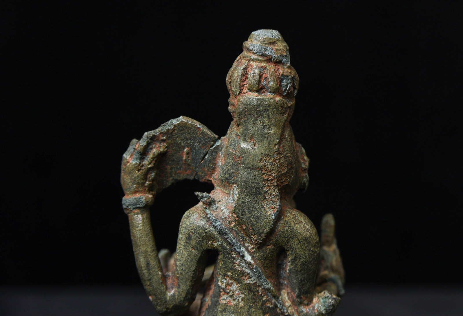 9thC. Bronze Ganesh from Java-Extremely rare, solid cast .-Special- Personal favorite - 9