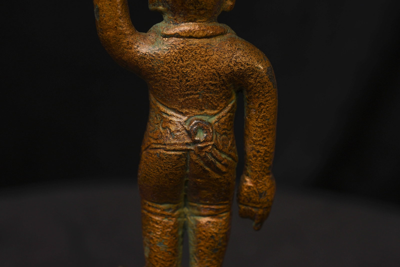 15/16thC solid cast Chinese Ming Bronze Baby Buddha. Nice Example! - 13