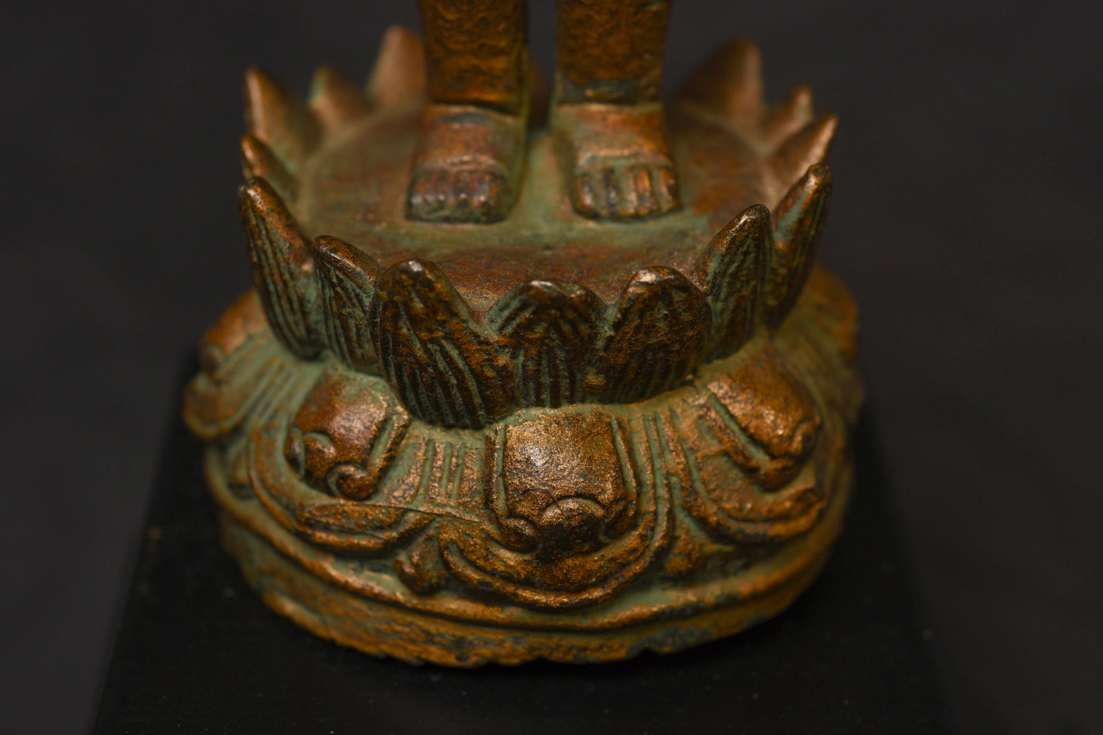 15/16thC solid cast Chinese Ming Bronze Baby Buddha. Nice Example! - 6