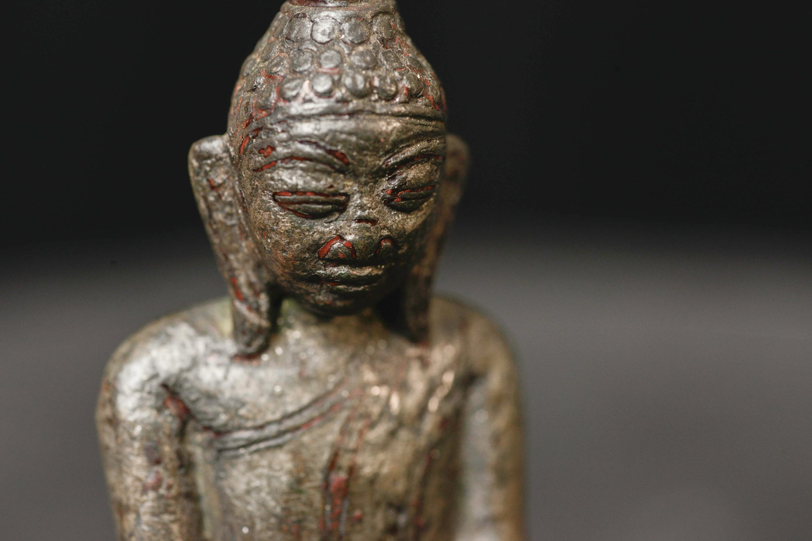 Outstanding 17/18thC Burmese Mon Buddha. - 8