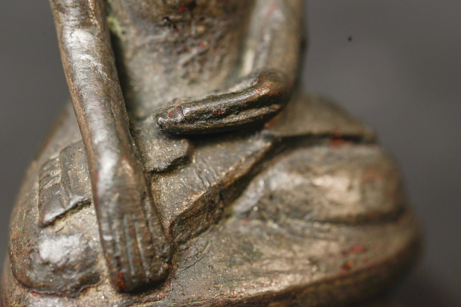 Outstanding 17/18thC Burmese Mon Buddha. - 9