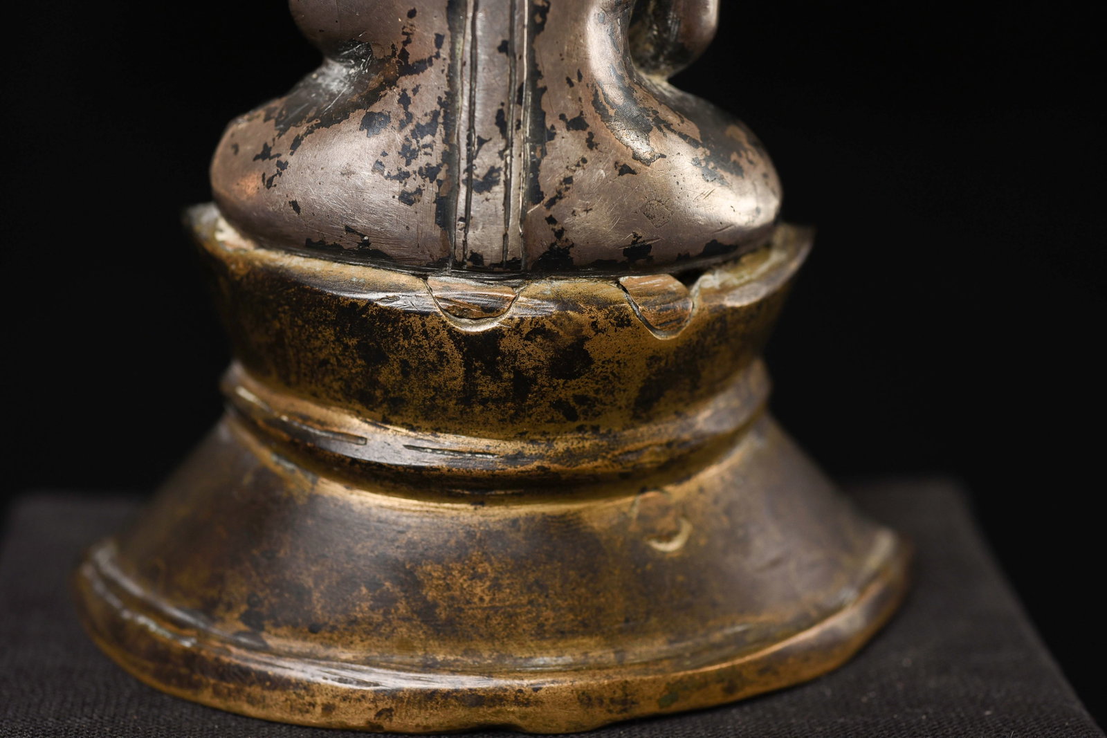 18/19thC Silver Cambodian Buddha. - 7
