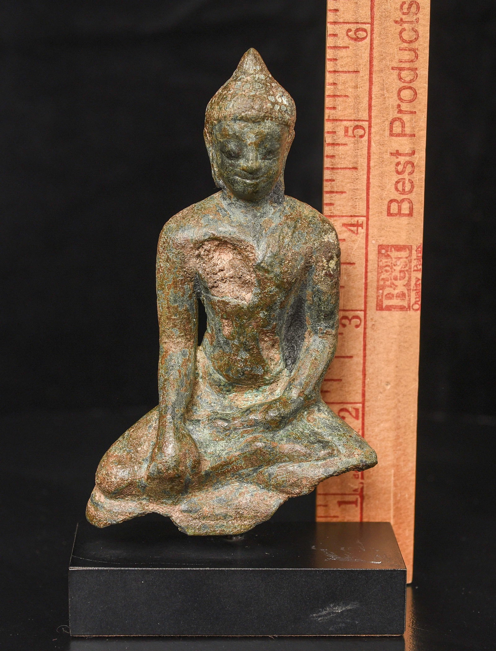 Solid-cast Thai bronze Buddha from the earliest period. - 3