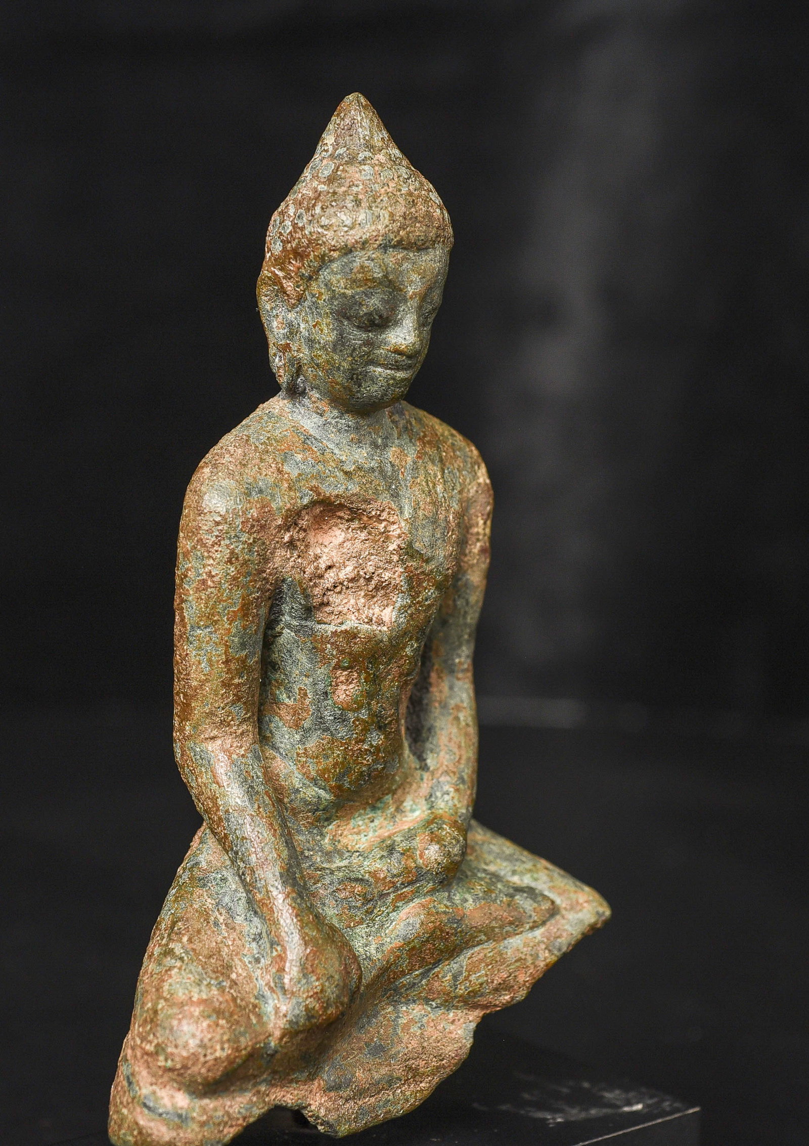 Solid-cast Thai bronze Buddha from the earliest period. - 5