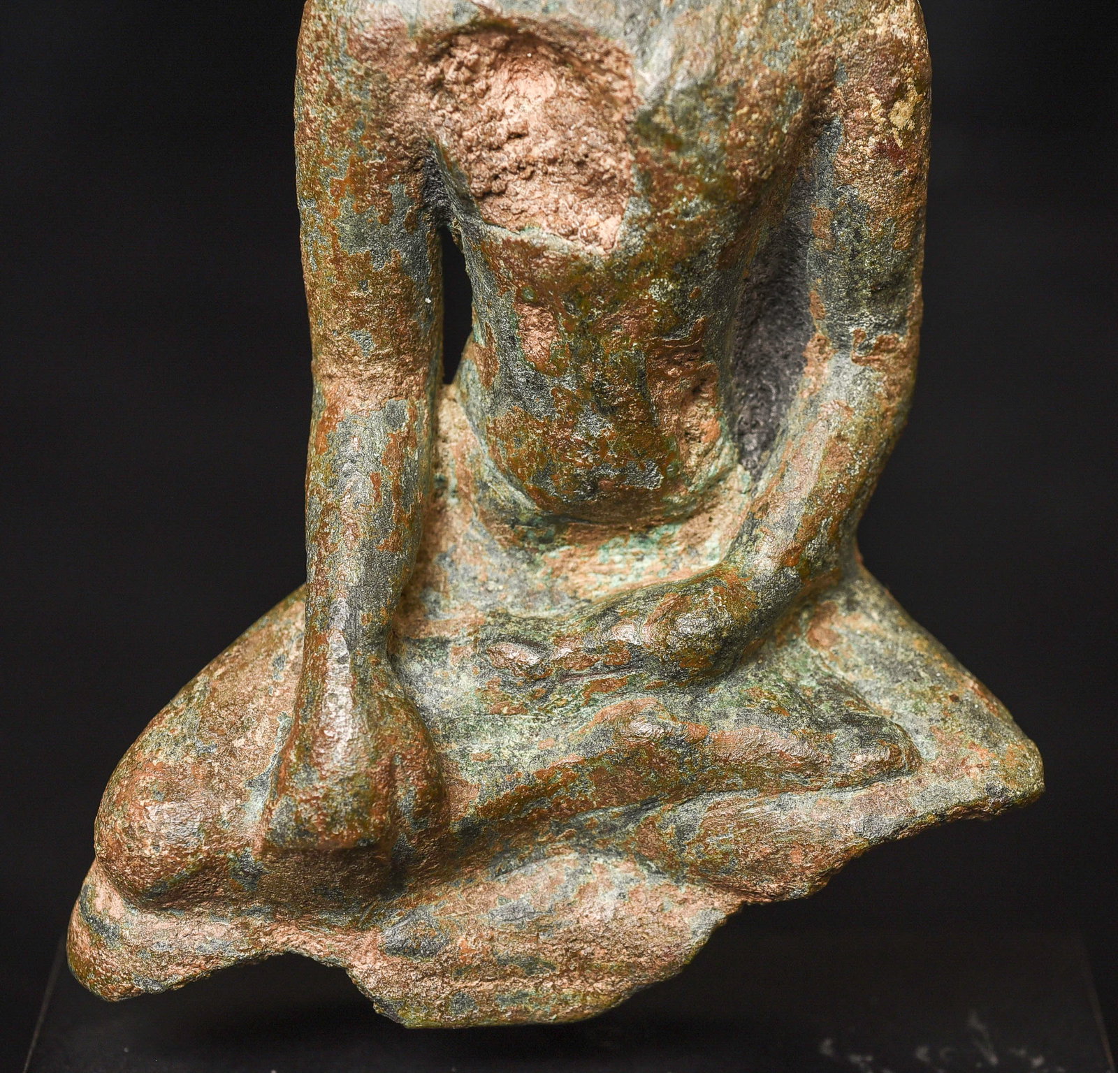 Solid-cast Thai bronze Buddha from the earliest period. - 8