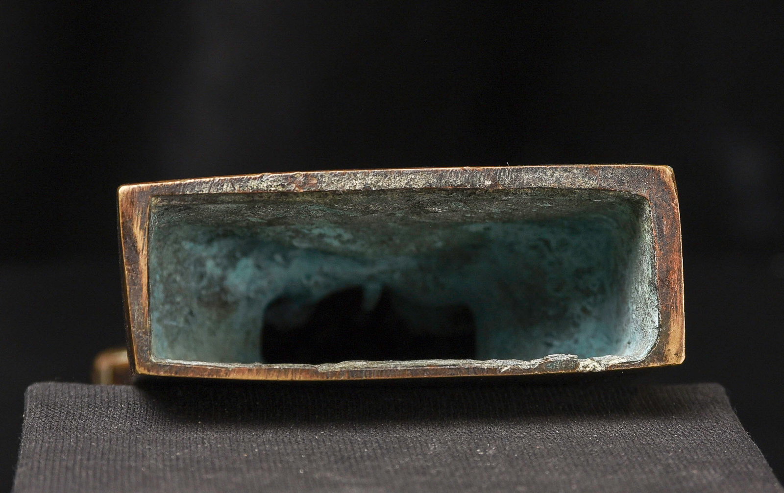 17/18thC Indian Bronze Buddha Stele. - 13