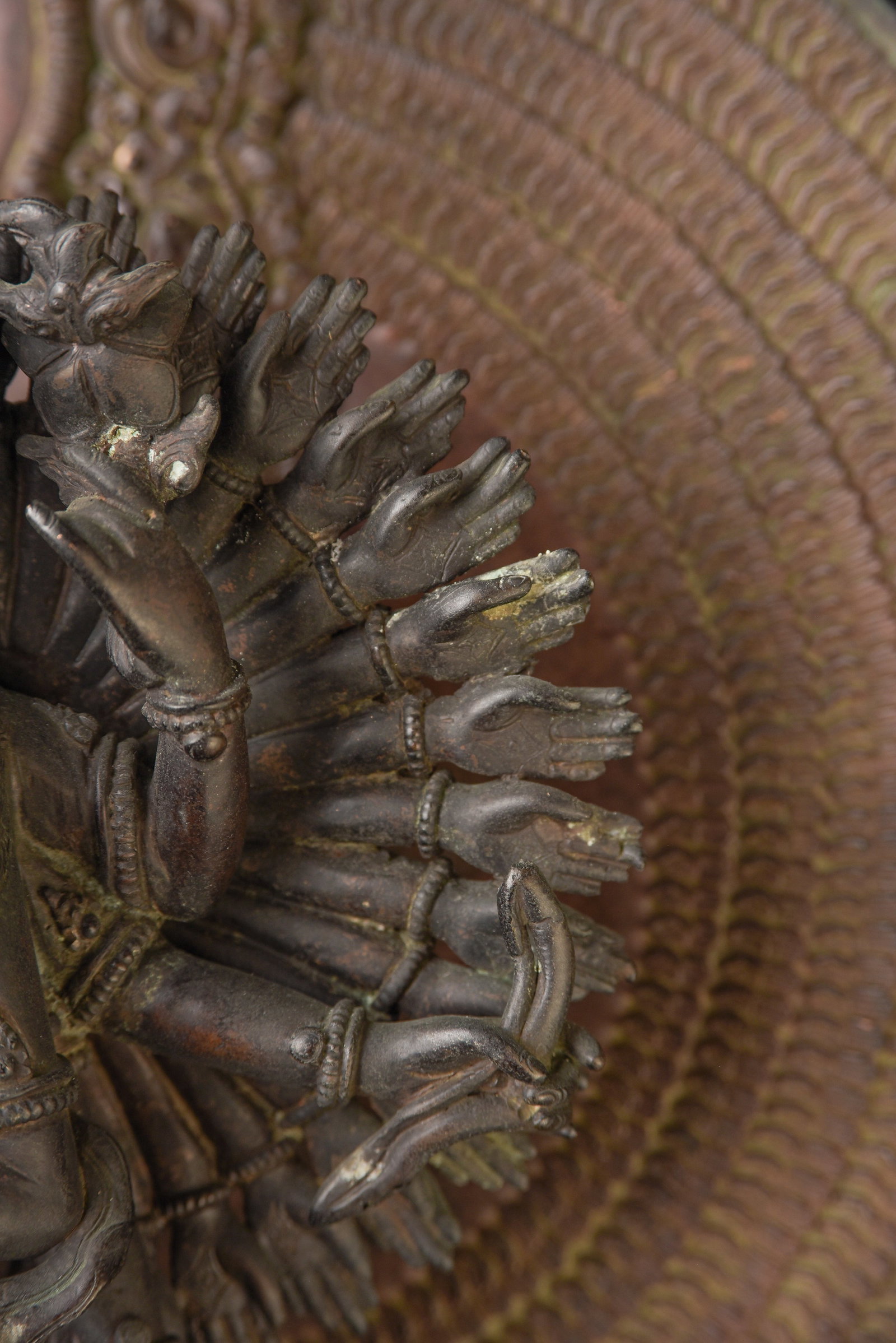 19th/20thC Thousand Arm Bodhisattva/Buddha of Compassion. - 16
