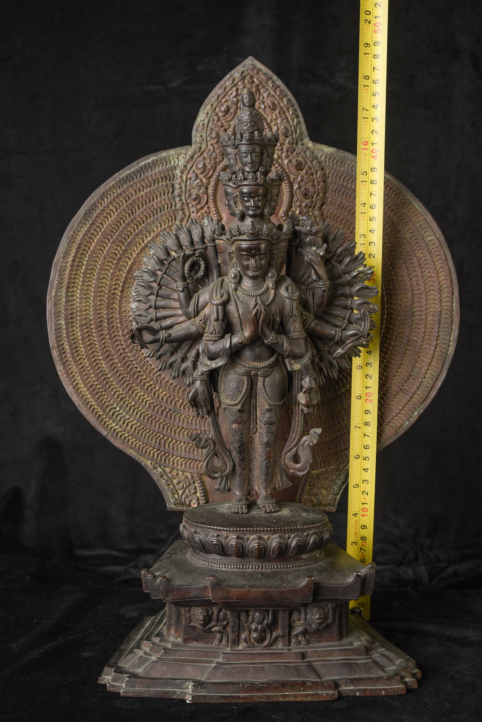 19th/20thC Thousand Arm Bodhisattva/Buddha of Compassion. - 2