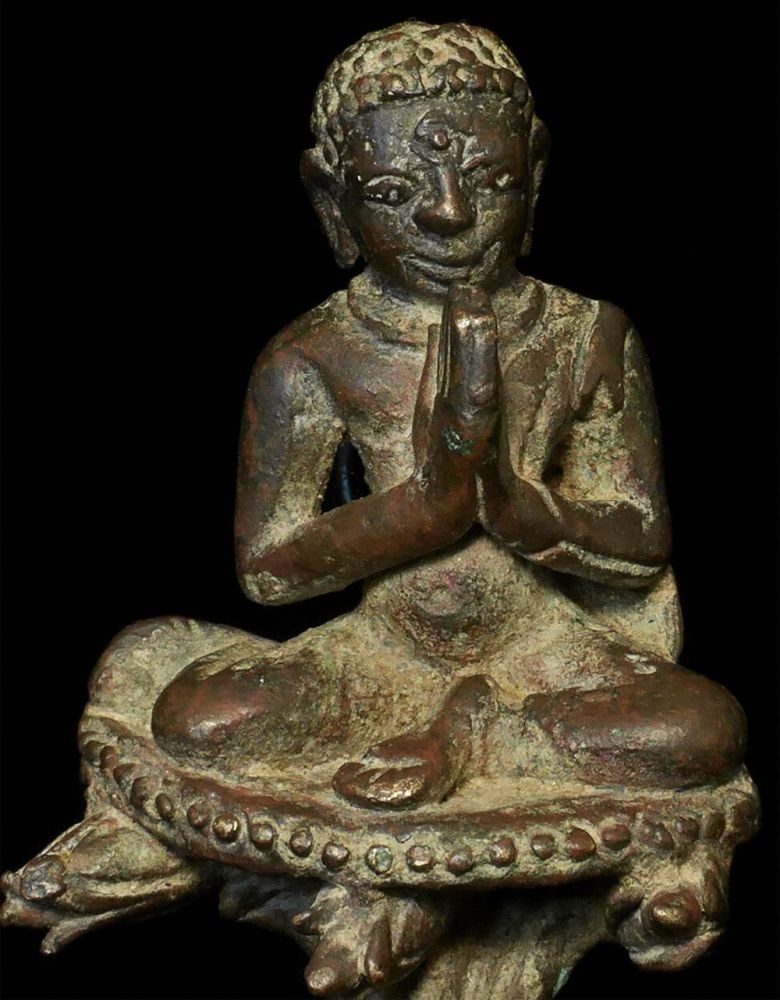 1000 Years Old Burmese Monk. Solid Cast - 2