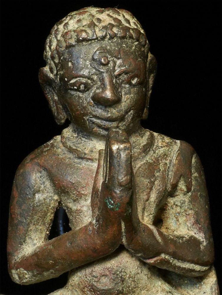 1000 Years Old Burmese Monk. Solid Cast - 3