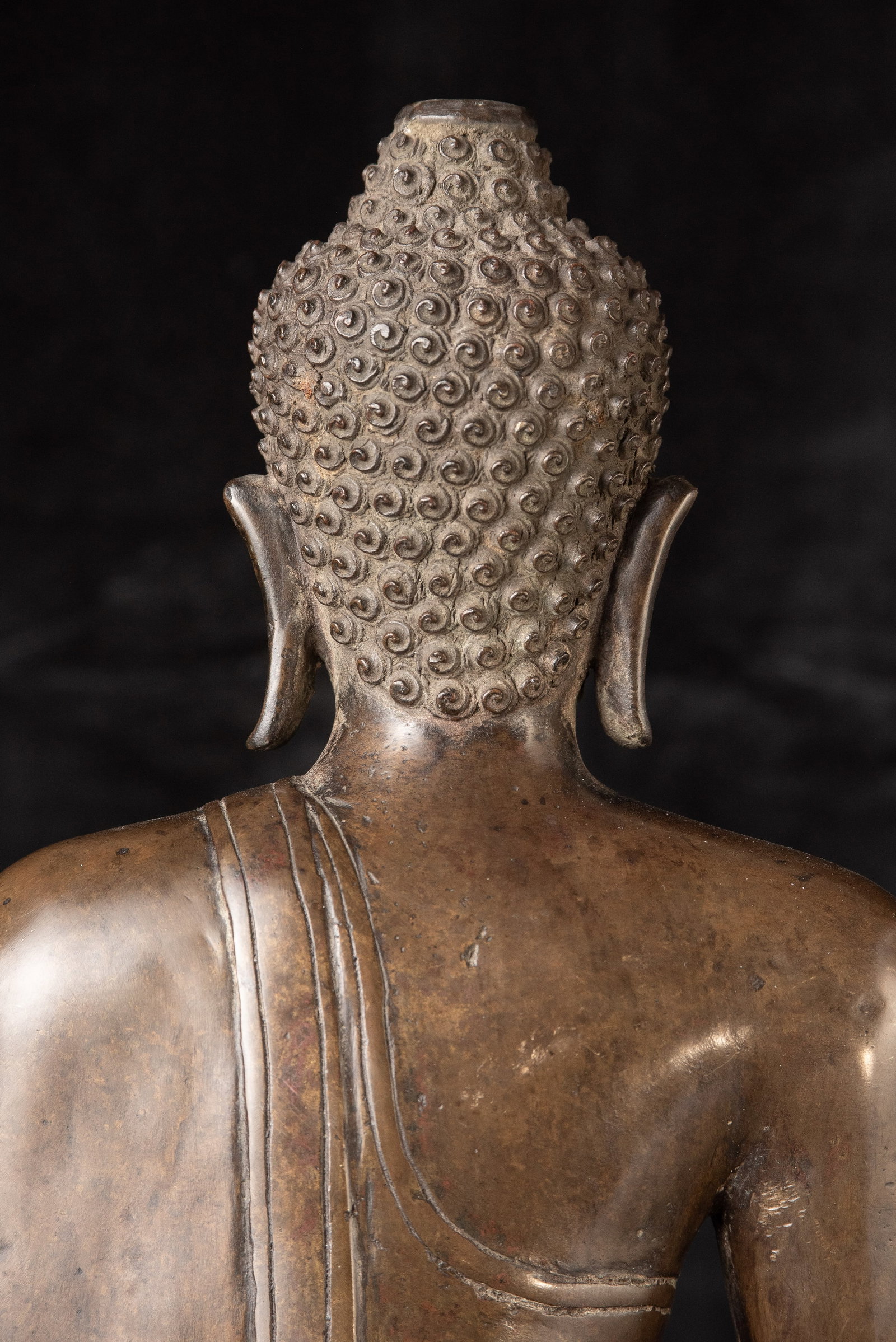 Large Thai bronze Buddha. - 7